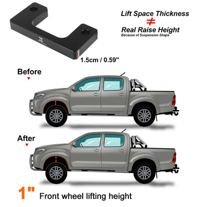 1 inch Front Leveling Lift Kit for Chevrolet Silverado 1500 (2007-2019)