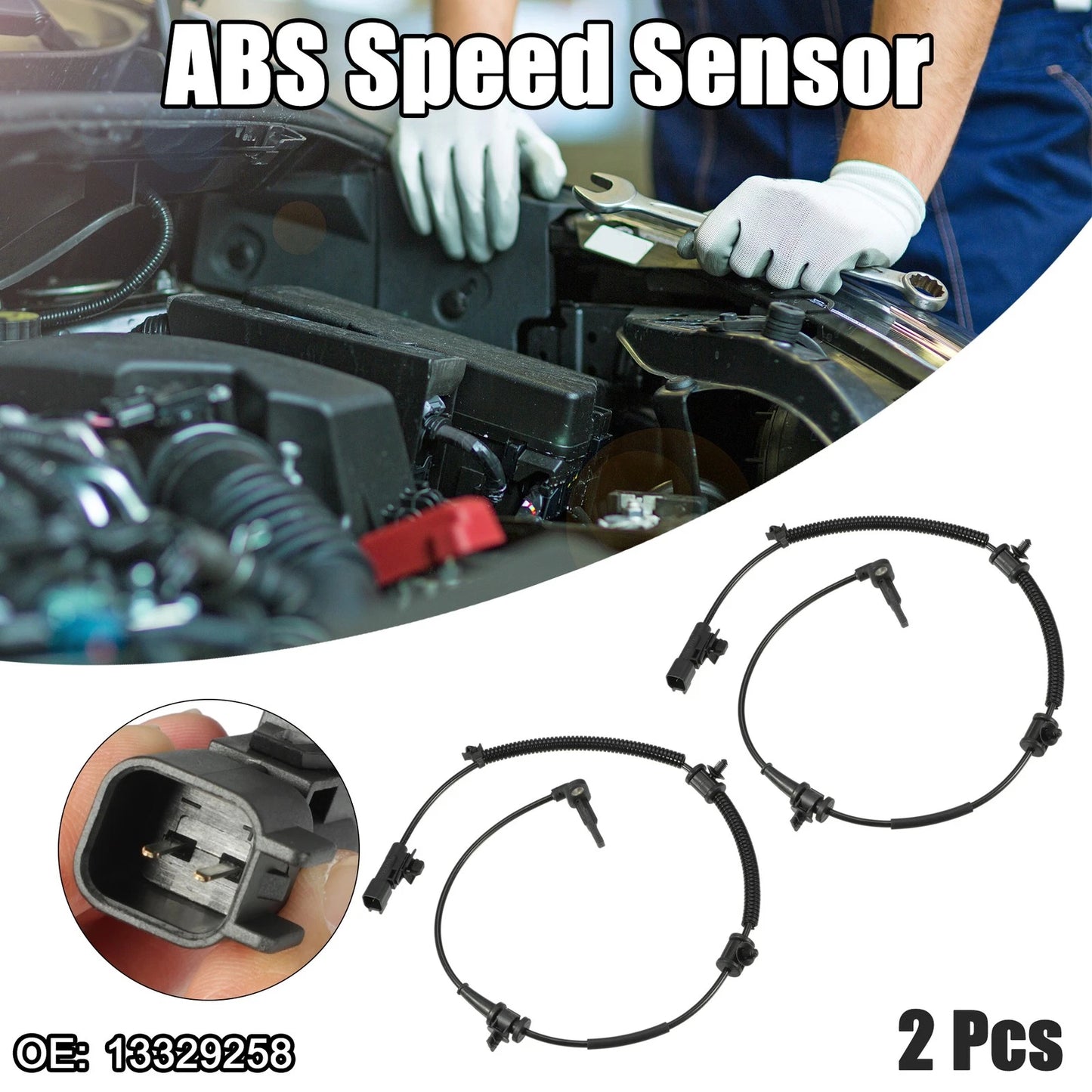 2 x ABS Wheel Speed Sensor for Chevrolet Cruze (2011–2016)