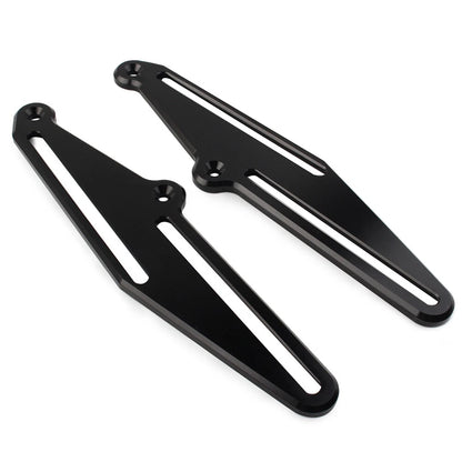 Windshield Bracket Adjuster Black for YAMAHA TENERE 700 (2019-2021) 2 x