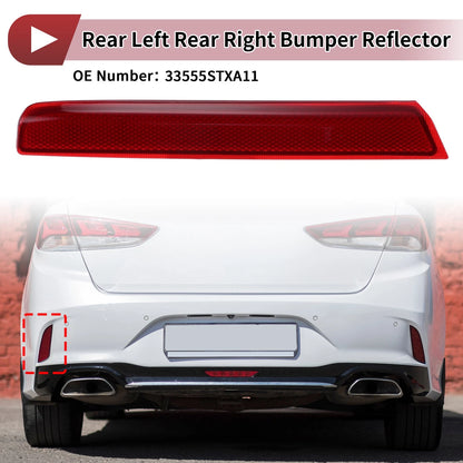 Rear Left Bumper Reflectors for Acura MDX (2010 - 2013)