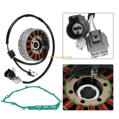 Flywheel rotor and stator with gasket for Yamaha Rhino (2008–2013)