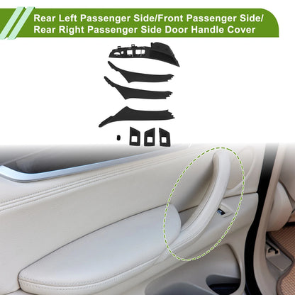 Door Handle Trim Cover for BMW 5 Series (2011-2016) Black