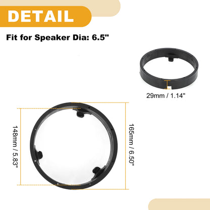 6.5" Speaker Subwoofer Mounting Spacer Bracket Ring for Mitsubishi