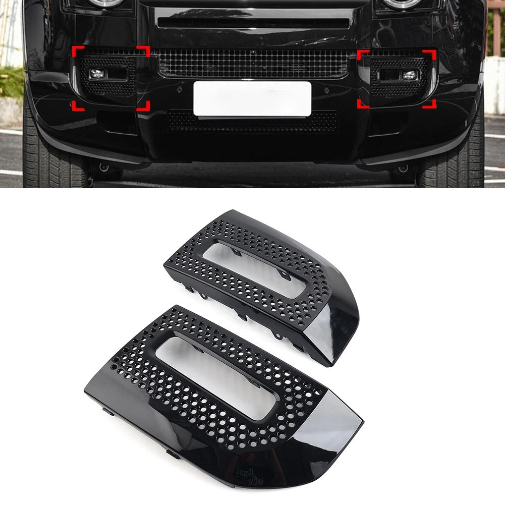 Fog Light Grill Frame Bezel Cover for Land Rover Defender 90 110 130 (2020-2024)
