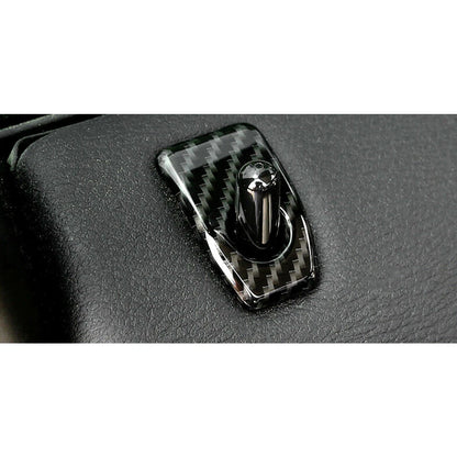 4pcs Carbon Fiber Door Lock Knob Covers for BMW X5 F15 (2014-2017)