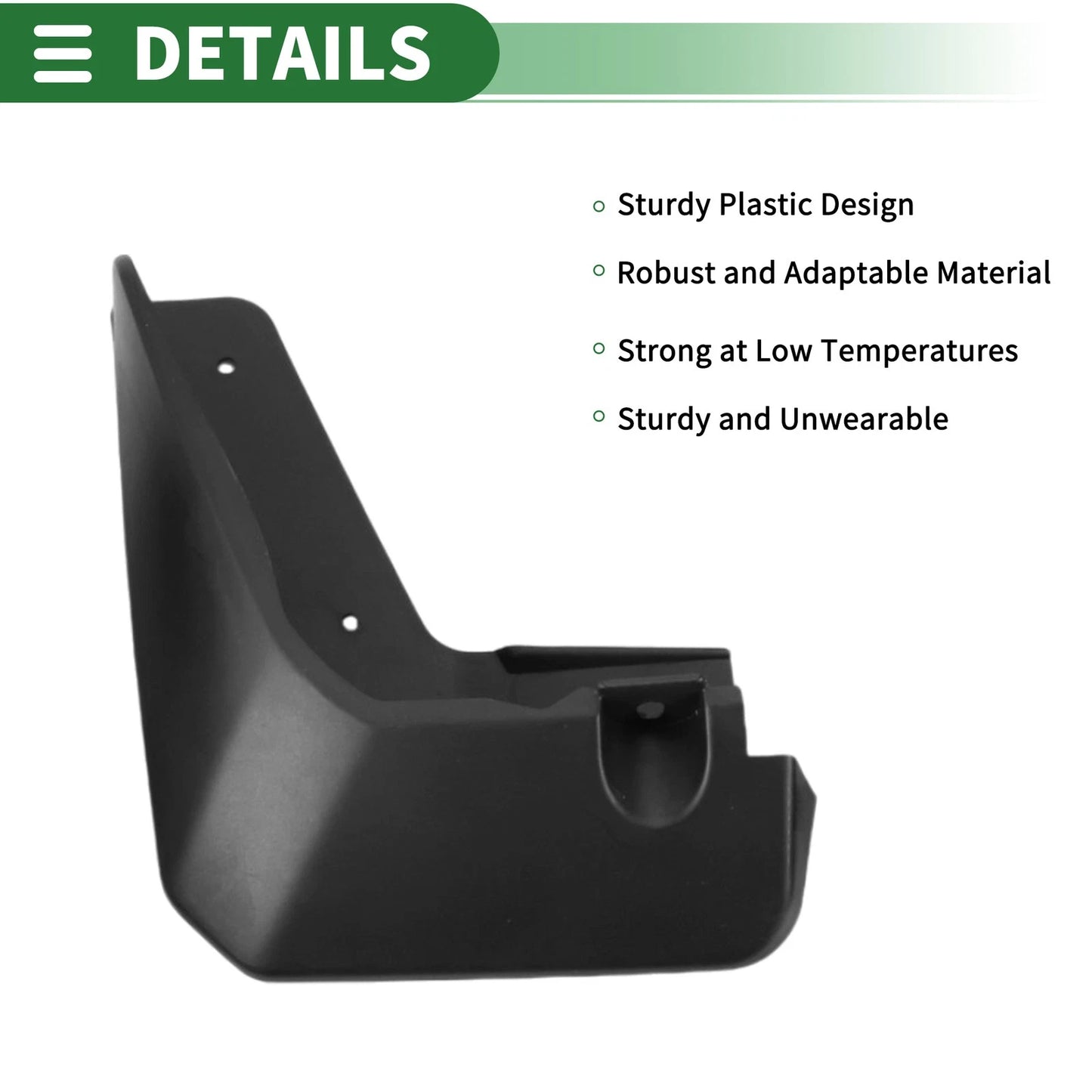 Mud Flaps Splash Guards for Ford Focus Active (2020-2021) with Mounts