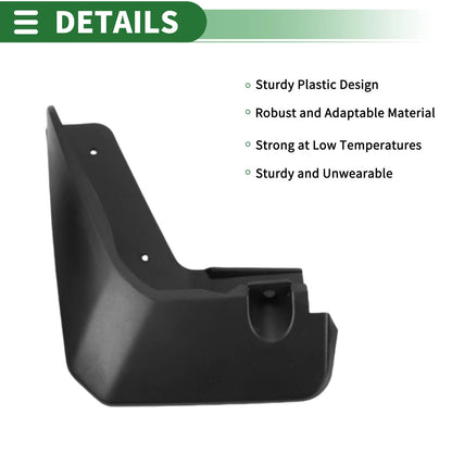 Mud Flaps Splash Guards for Ford Focus Active (2020-2021) with Mounts