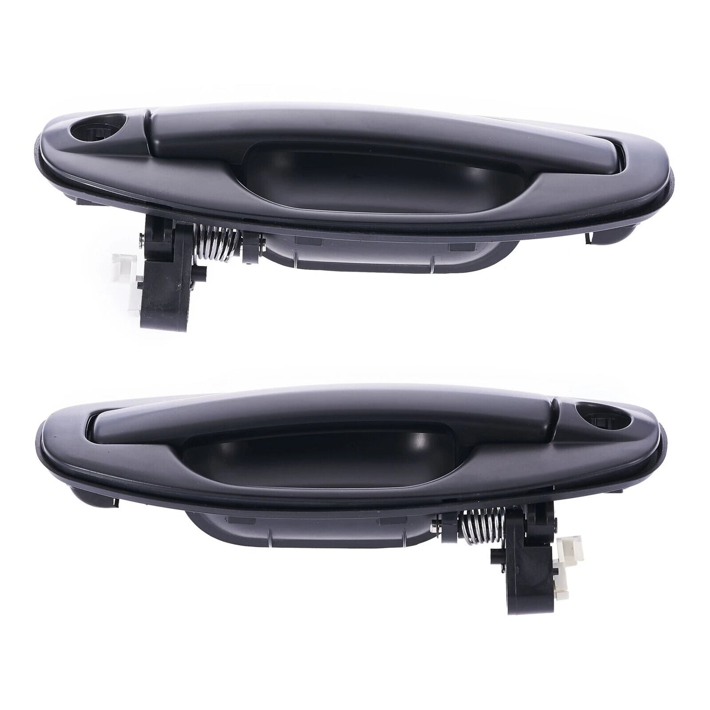 4pc Front/Rear Outer Door Handle Blk for Hyundai Santa Fe (2000–2005)