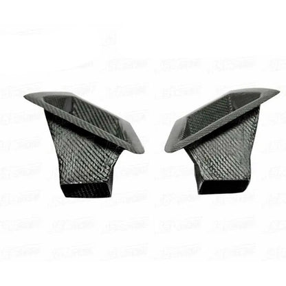 Real Carbon Fiber Front Bumper Air Vents Replace For Nissan 370Z 2009-2021
