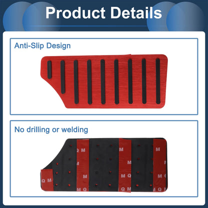 Footrest Pedal Pad Cover for Honda Civic (2016-2023) - Red 1 x Piece