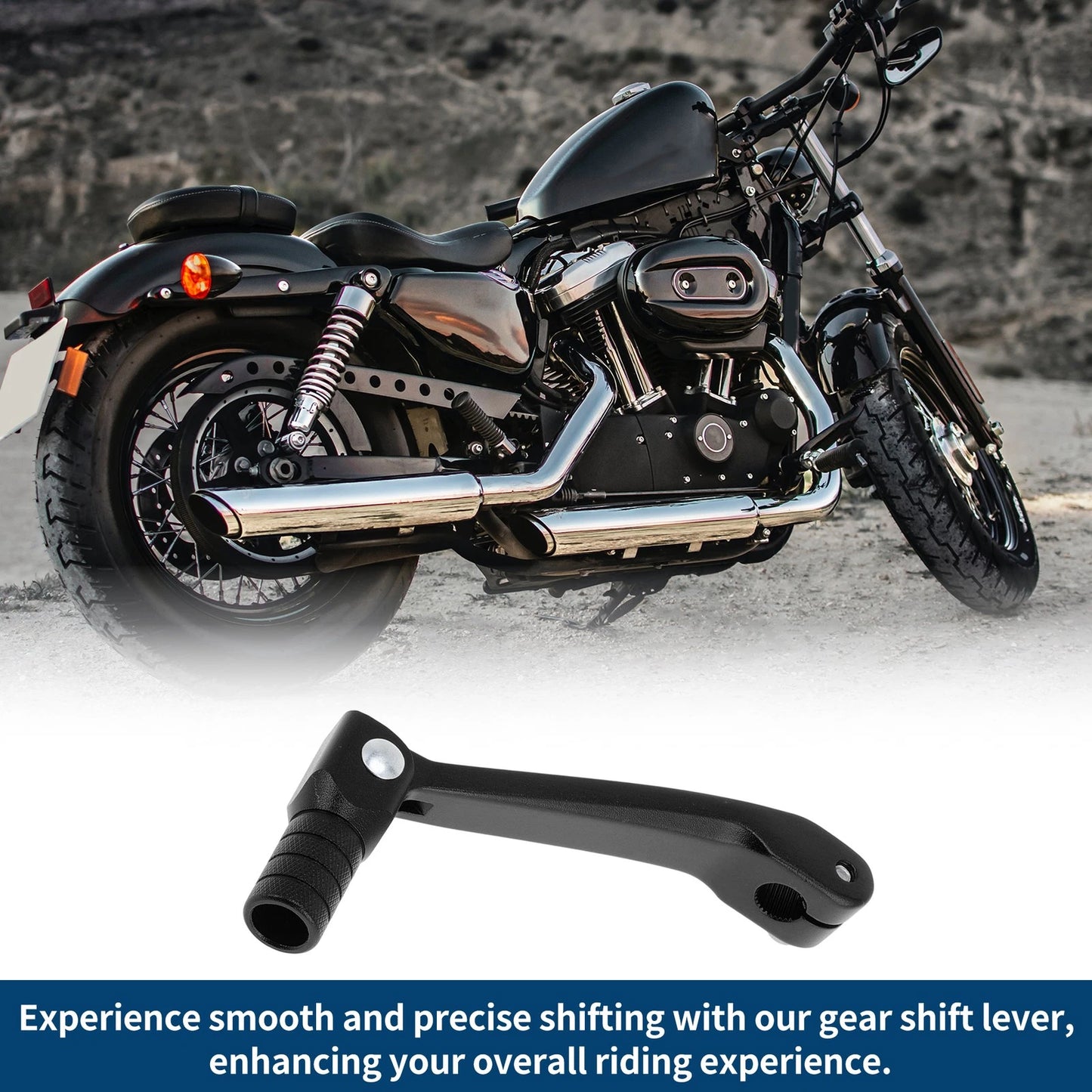 Folding Shifter Lever for Honda CRF150F 2003-2017 Black