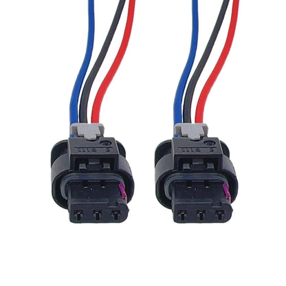 2 x 3 Pin Ignition Coil Connector Wiring Harness for Jeep Wrangler (2018-2024)