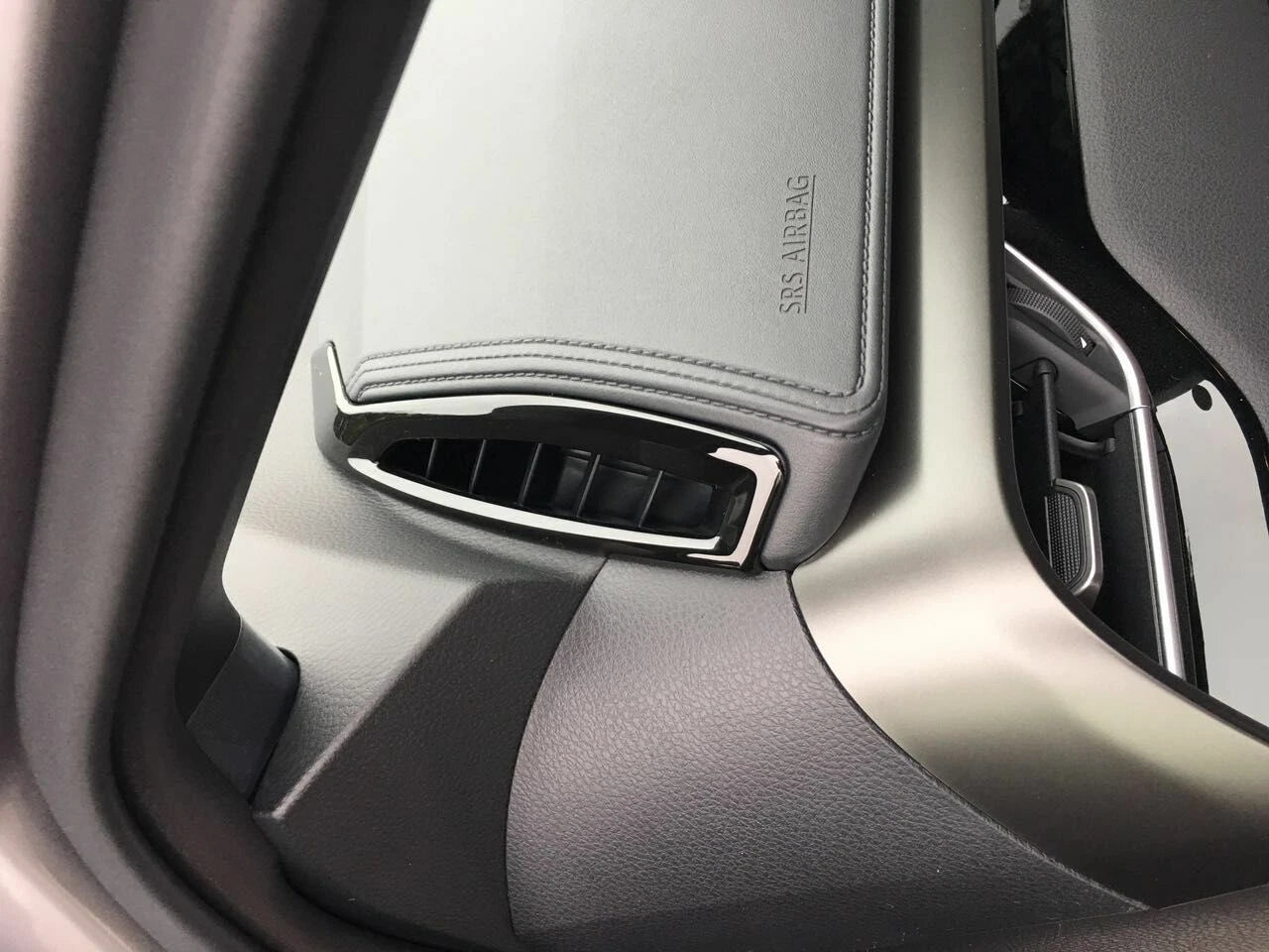 Black Inner Front Upper Air Outlet Vent Cover Trim for Toyota C-HR (2018-2023)