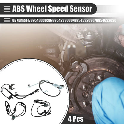 4 x ABS Wheel Speed Sensors for Toyota Camry (2012-2023)