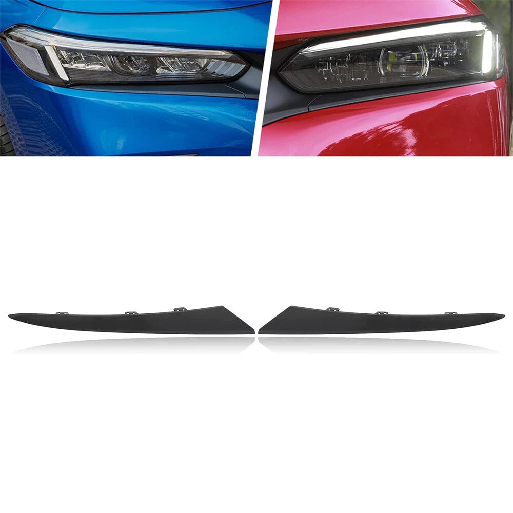 Front Headlamp Eyelid Molding Trim for 22-23 Honda Civic (2022-2023)