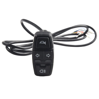 Switch Handle Turn Signal Light On/Off Button Waterproof for Motorcycle