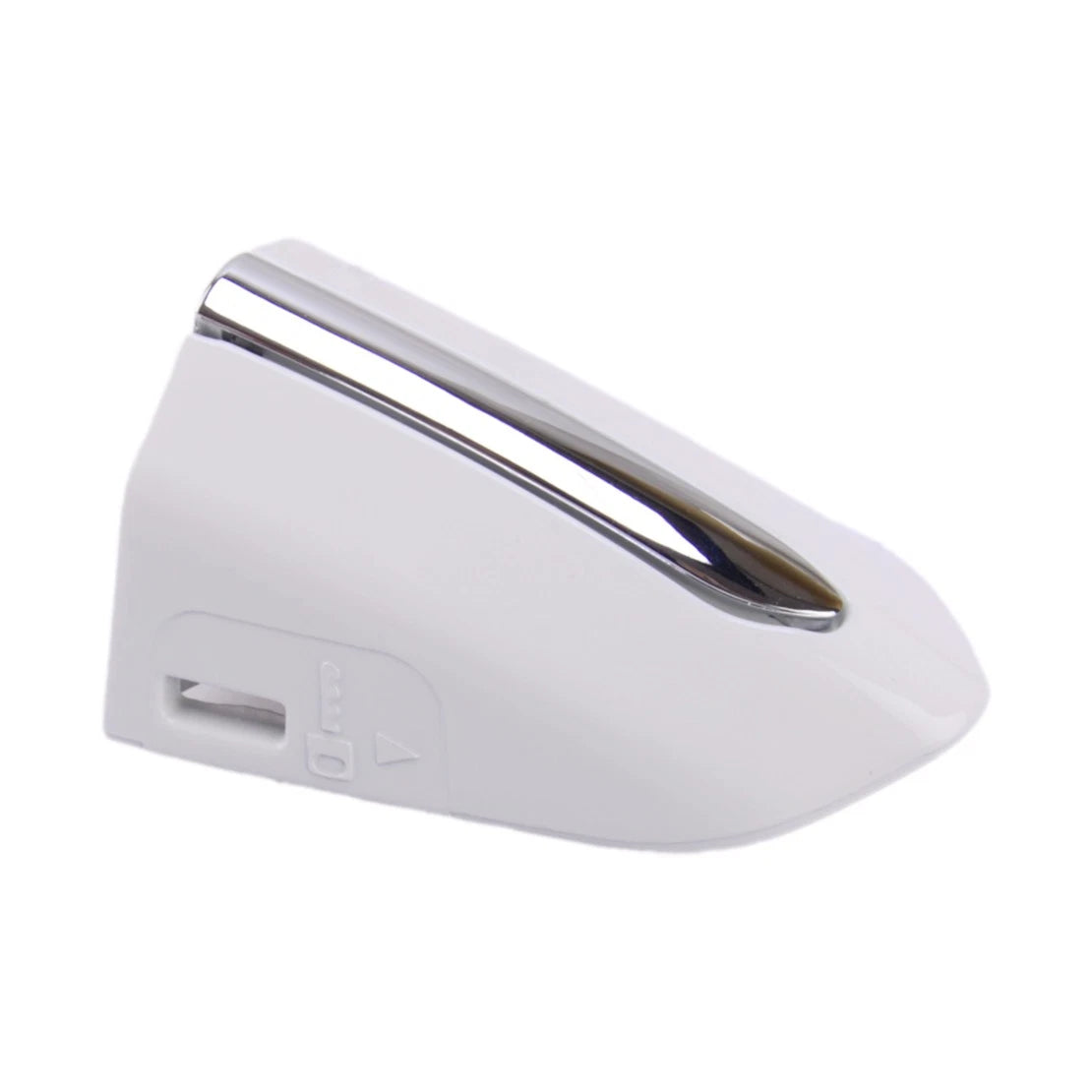 White Silver Left Door Handle Key Cover for Ford Fusion Edge (2013-2020)