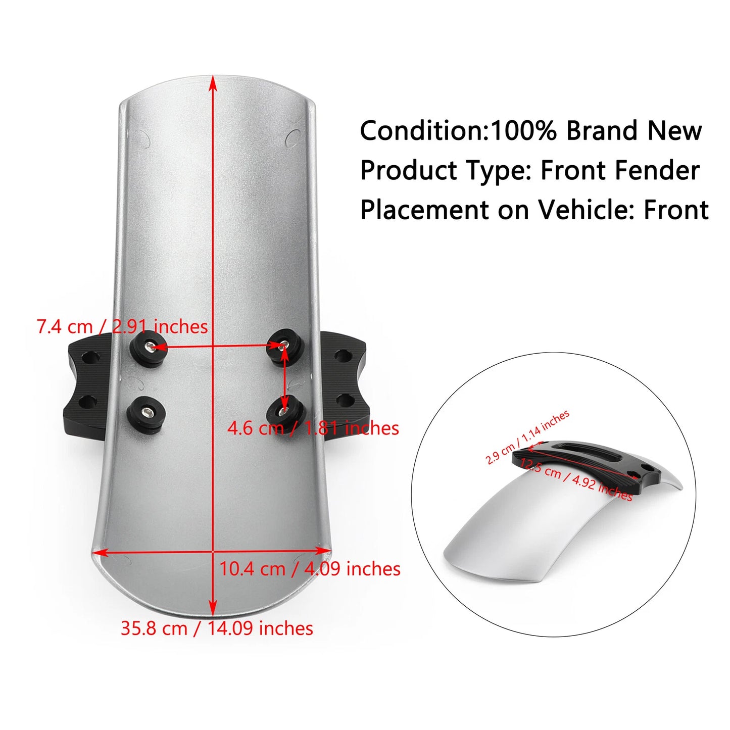 Fender Mud Flaps for BMW R Nine T Scrambler (2016-2019)