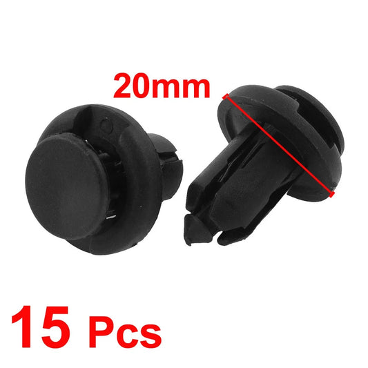 10mm Hole Plastic Rivets 15 x Car Trim Panel Push Fastener Clips for Toyota