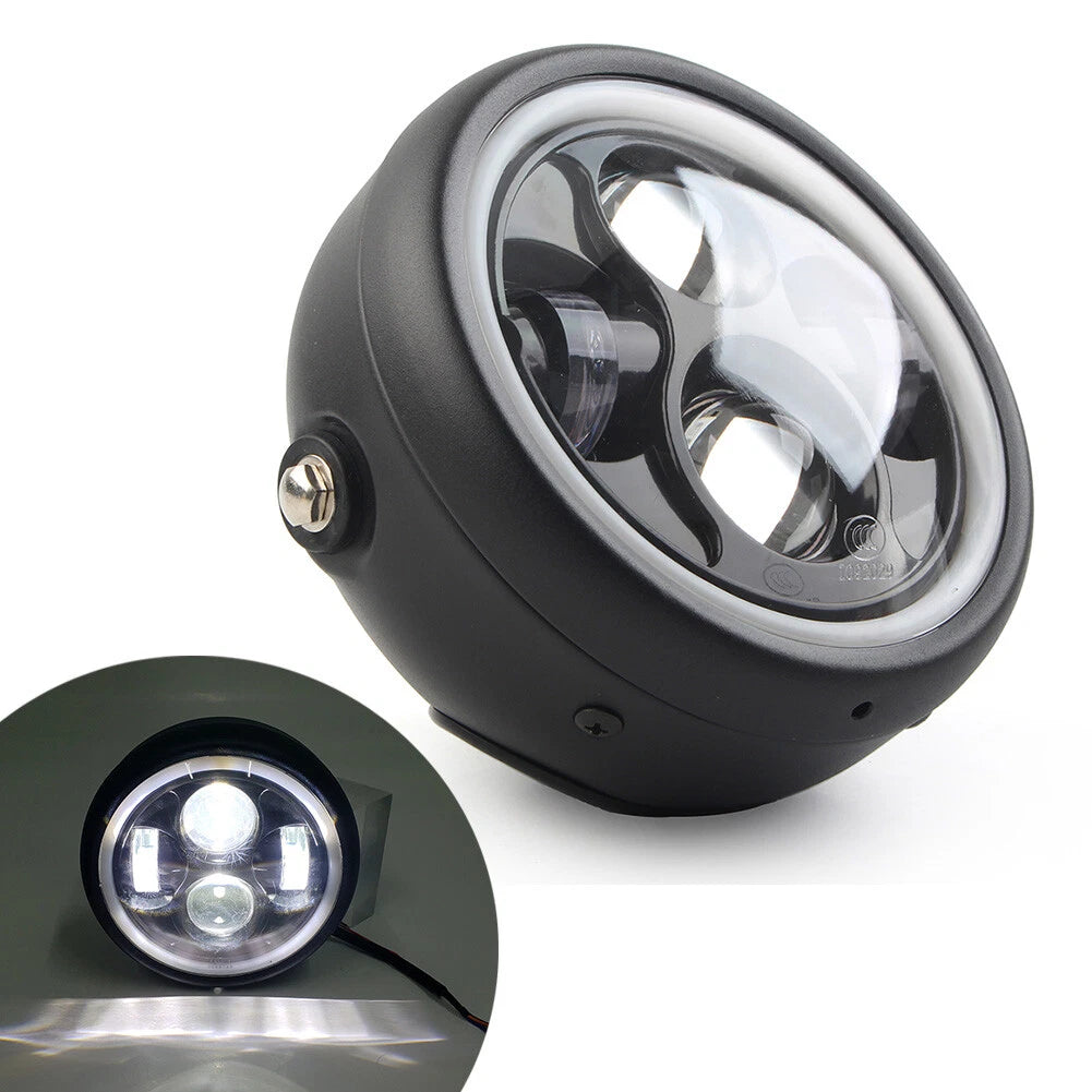 5.75" LED Motorcycle Headlight DRL Round Light for Harley