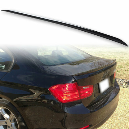 Boot Lip Spoiler for BMW 3 Series F30 (2012-2018) - Black