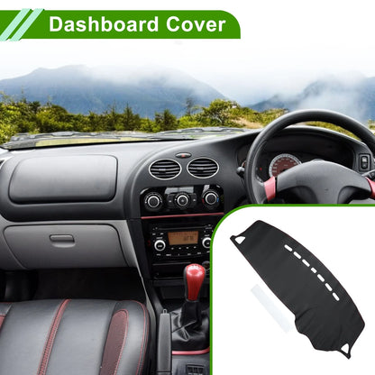 Dashboard Cover Mat for Mitsubishi Lancer (2008-2017) Black Red