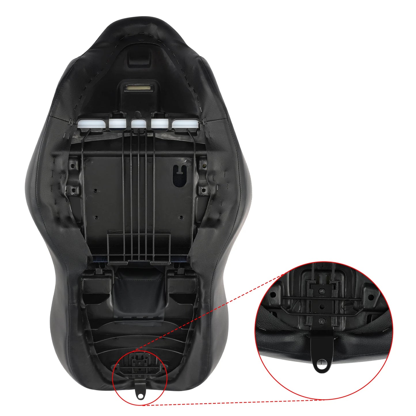 Driver Passenger Seat Backrest Pad for Harley Street Road Glide (2014-2023)