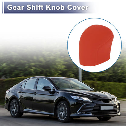 Red Silicone Automatic Gear Shift Knob Cover for Toyota Camry (2018-2024)