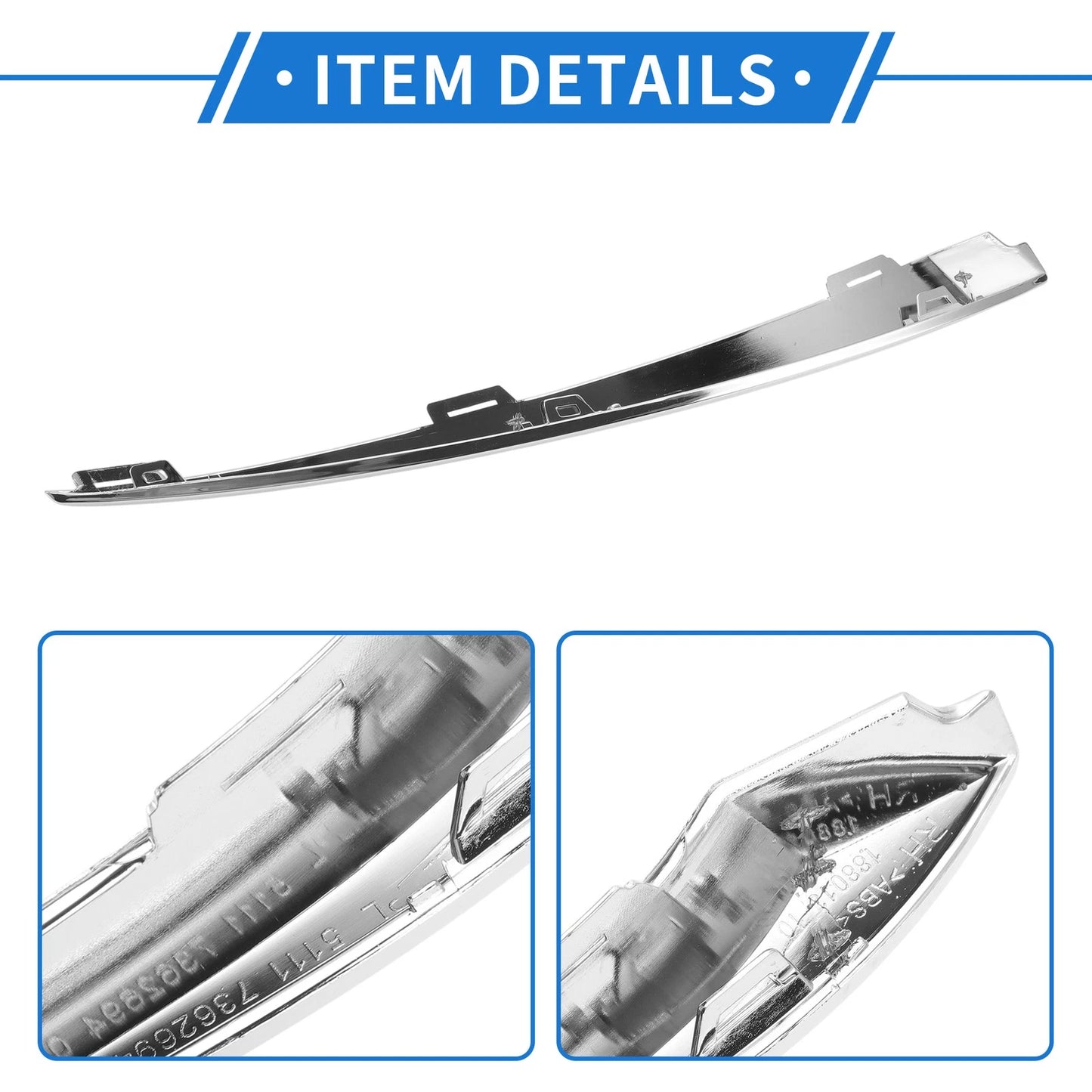 Front Right Bumper Grille Trim for BMW G12 7 Series (2016-2018)