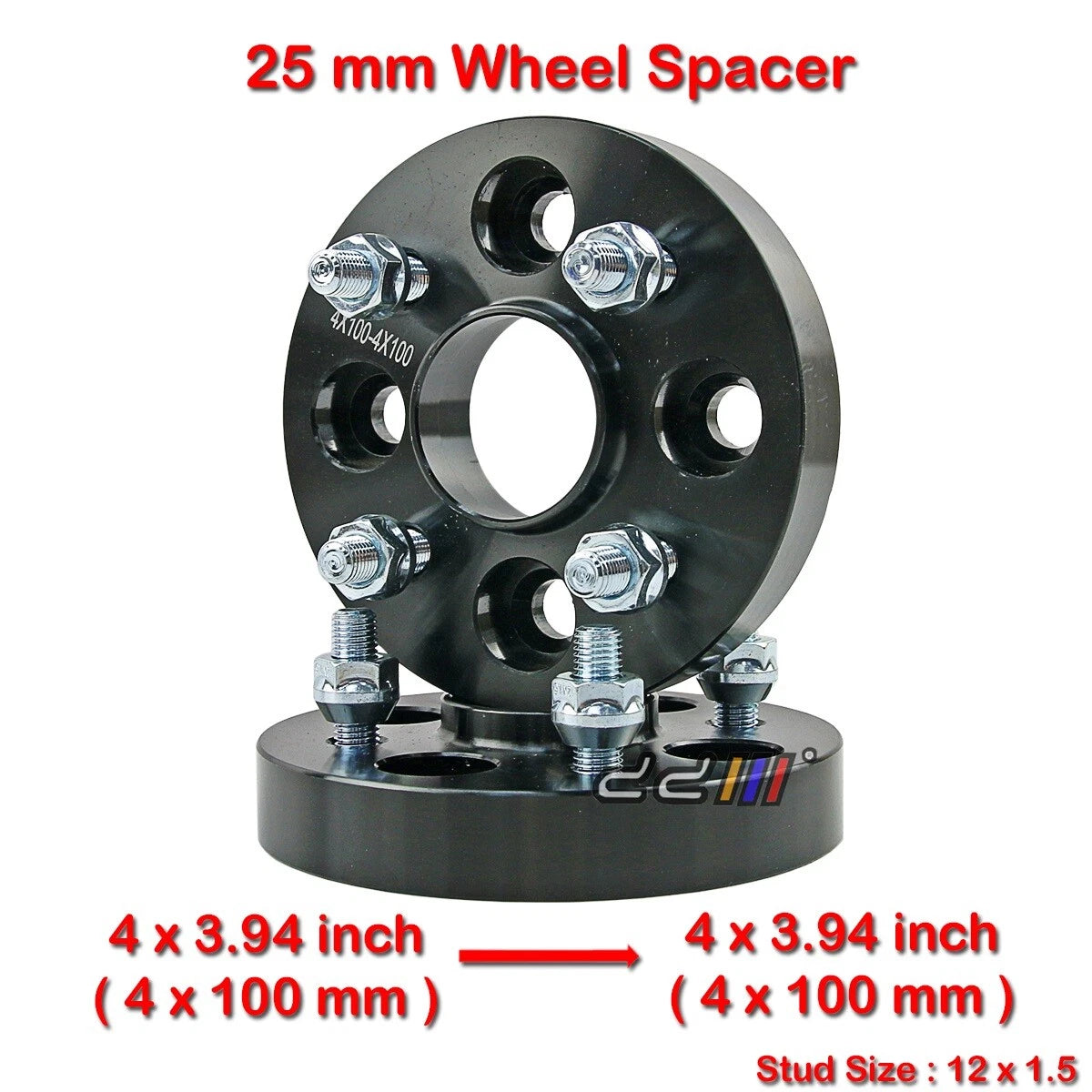 2 x 25mm Hub Centric Wheel Spacers for Honda Civic EG EK (1992-2000)