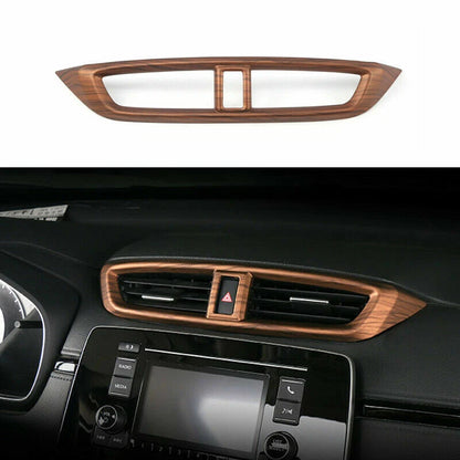16X Peach Wood Grain Car Interior Kit Cover Trim for Honda CR-V (2017–2022)