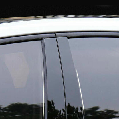 Black Door B C Pillar Mirror Plate Trim for Cadillac XT5 (2016-2021)