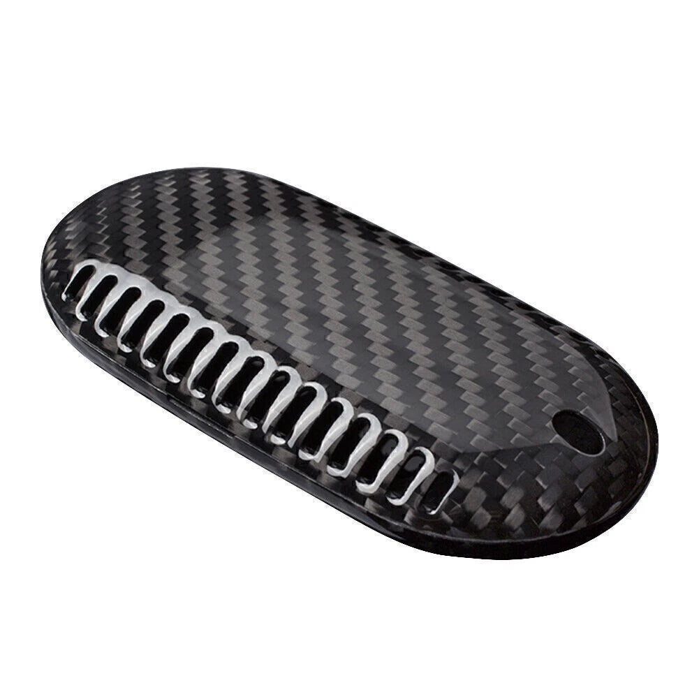 Black Carbon Fiber Key Fob Case for Mercedes Benz S Class S400 S350L S450L (2021)
