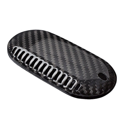 Black Carbon Fiber Key Fob Case for Mercedes Benz S Class S400 S350L S450L (2021)