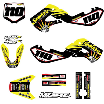 Sticker Kit for Suzuki DRZ 110 MX Graphics Decal
