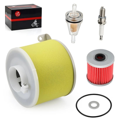 Air Filter Guide Kit w/ Oil & Fuel Filter for Kawasaki Bayou (1998–2003)