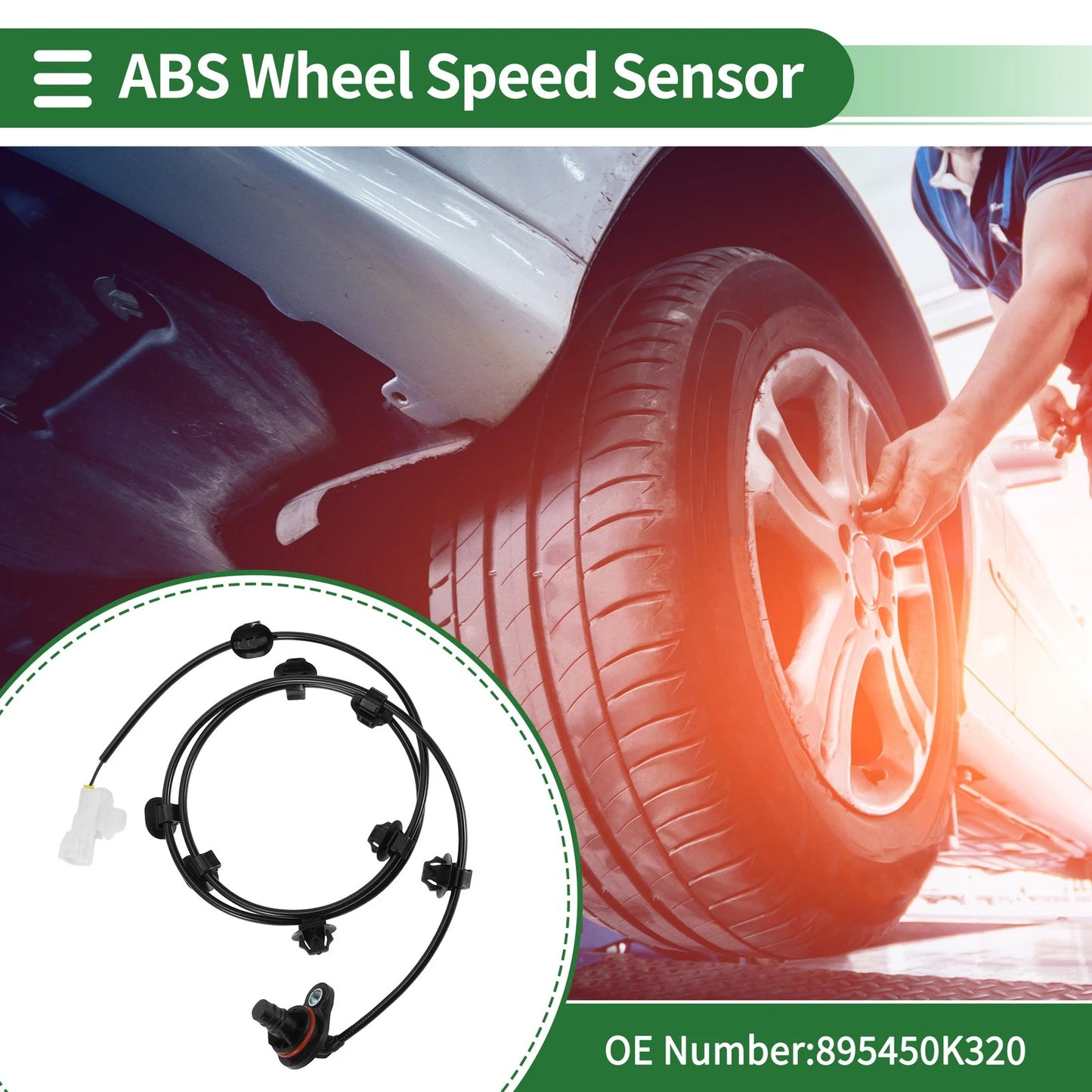 ABS Wheel Speed Sensor Rear Right for Toyota Hilux Revo