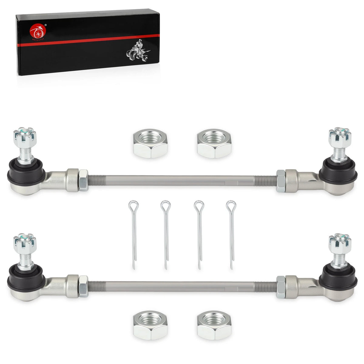 Left + Right Tie Rod Set 2 x for Polaris Scrambler 50 90 (2001–2003)