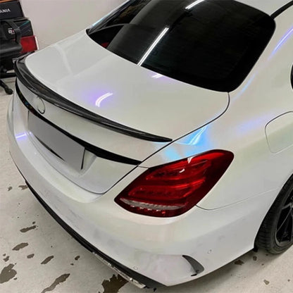 Dry Carbon Fiber Rear Trunk Spoiler Wing for Benz W205 C300 C63 C43 AMG 2015-21