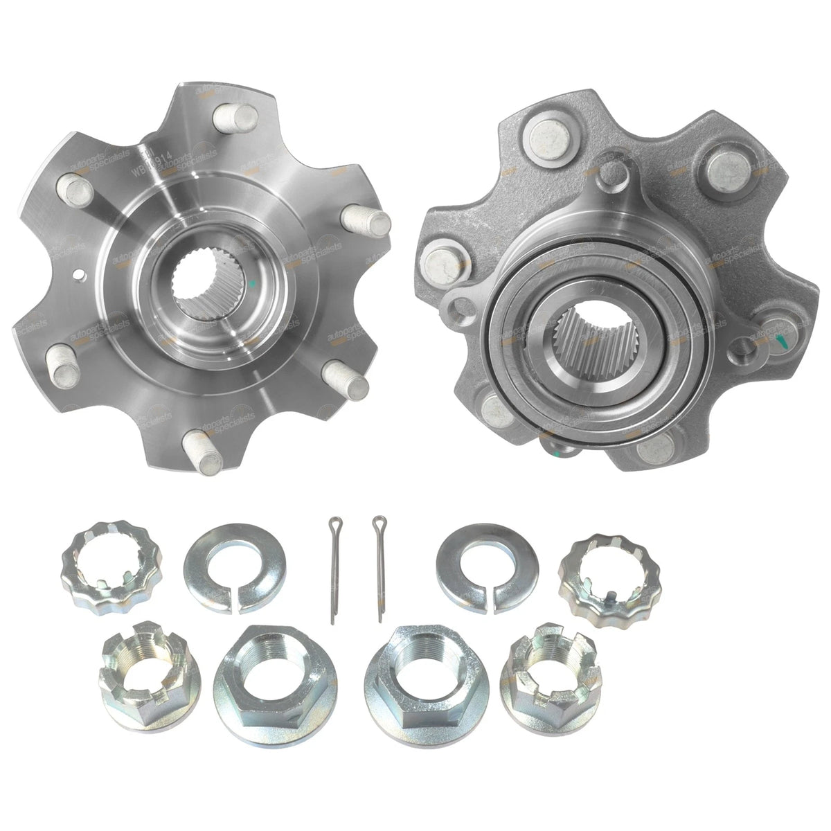 Front Wheel Bearing Hubs for Mitsubishi Pajero NL NM NP NS (2000 - 2008)