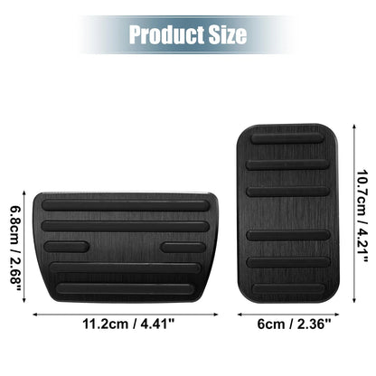 Gas Brake Pedal Covers for Honda Civic (2016-2021) Black