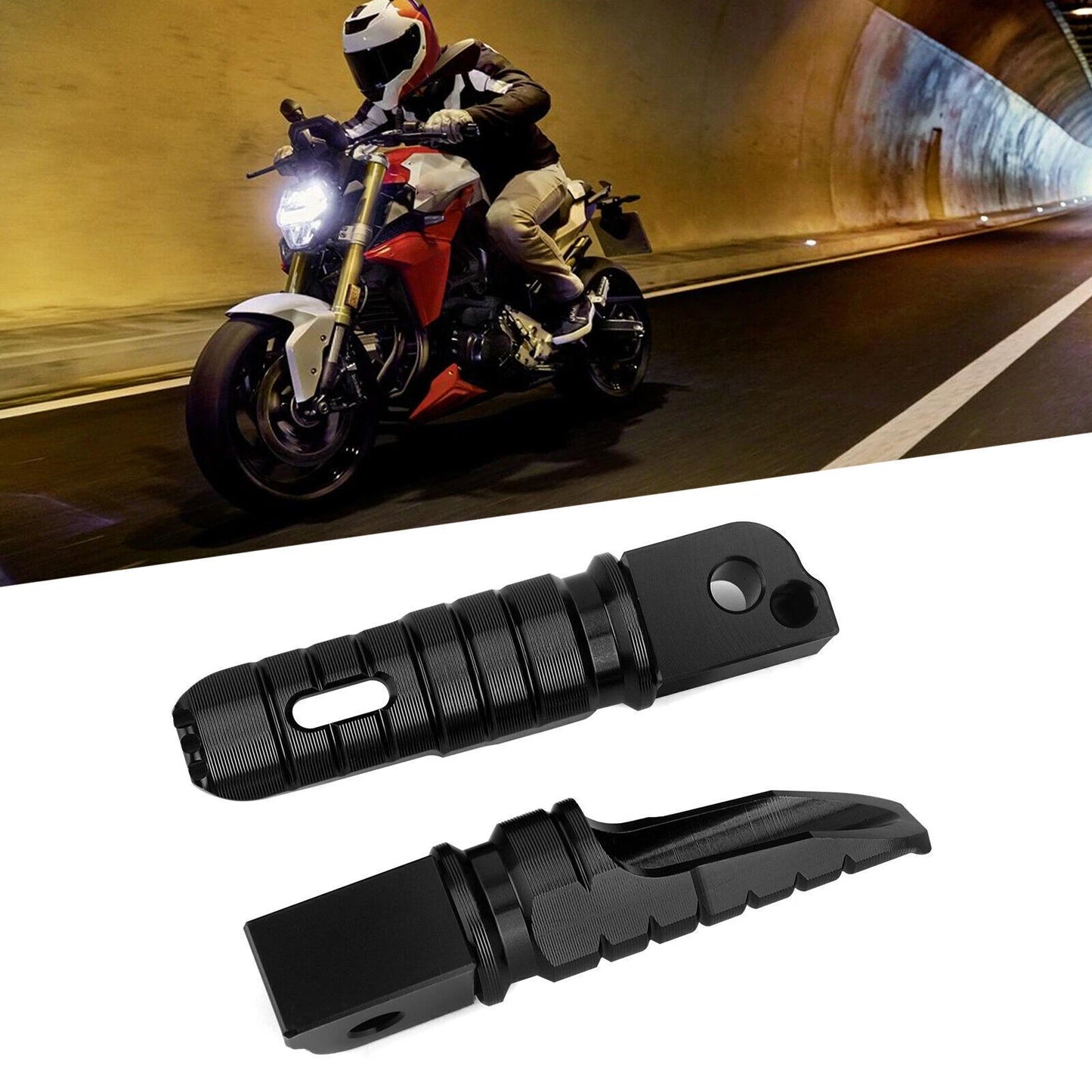 Rear Footrest Pegs for BMW R NINET, F900R, F900XR, R1200R/RS, R1250R (2014-2023)