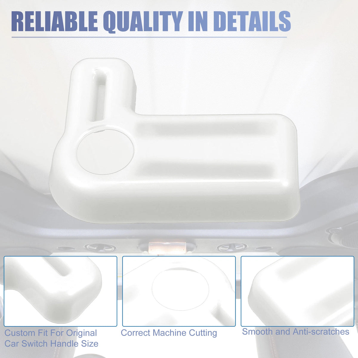 4 x Hardtop Roof Removal Switch Handle Covers for Jeep Wrangler (2007-2017)