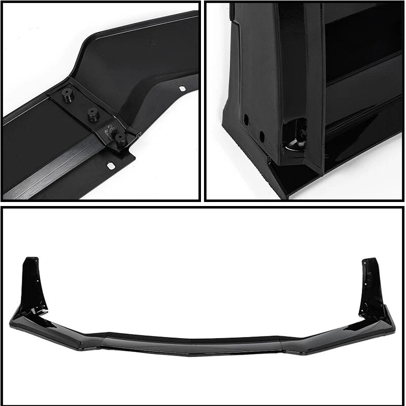 Front Bumper Lip Splitter Spoiler for Corvette C8 2020-2024 Carbon Flash