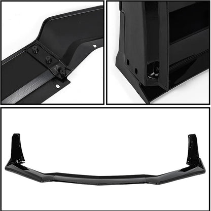 Front Bumper Lip Splitter Spoiler for Corvette C8 2020-2024 Carbon Flash