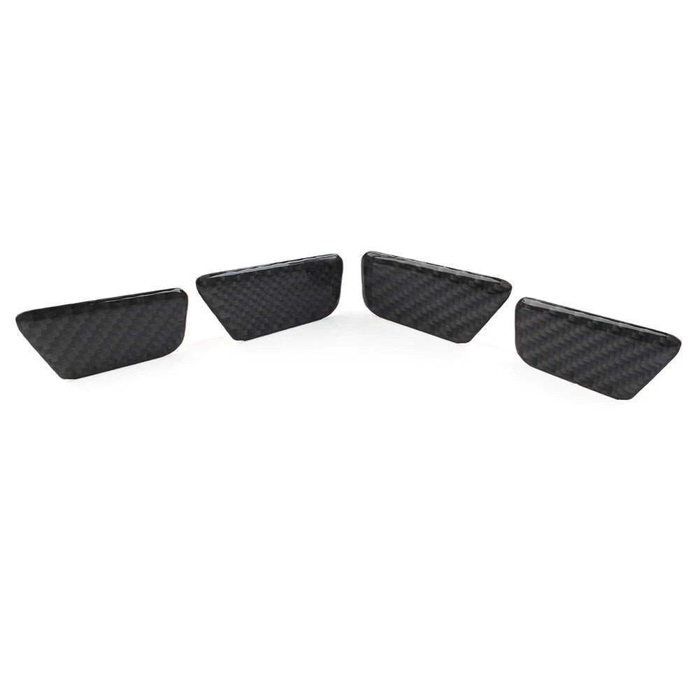 Black 4 x Inner Door Bowl Cover Trim for Chevrolet Equinox (2017-2022)
