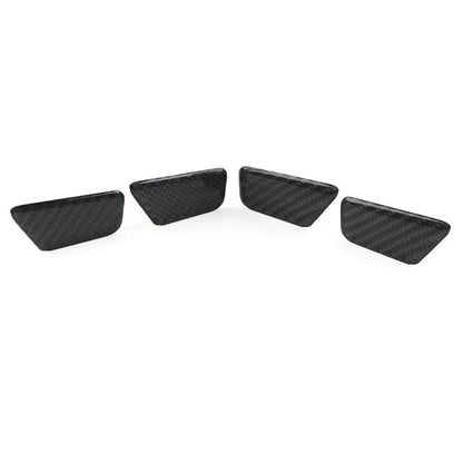 Black 4 x Inner Door Bowl Cover Trim for Chevrolet Equinox (2017-2022)