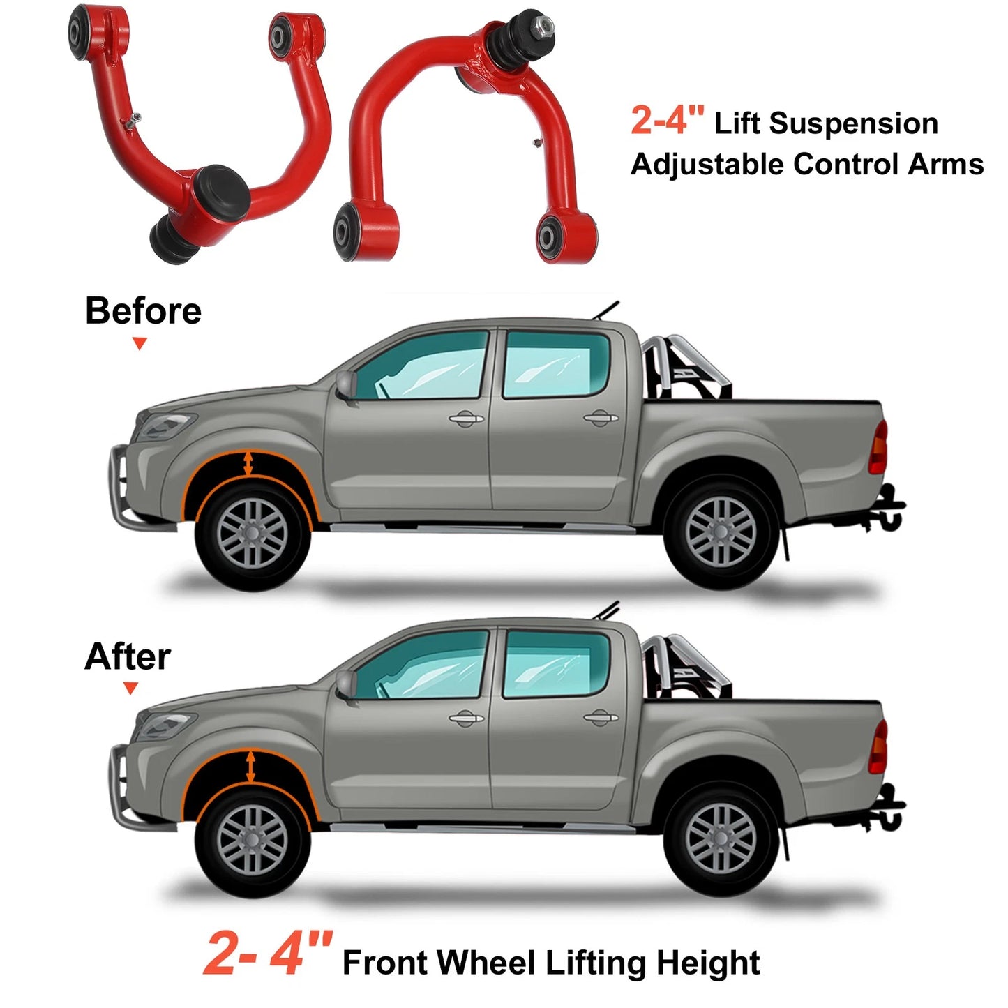 Front Upper Control Arms for Toyota 4Runner (1996-2002)