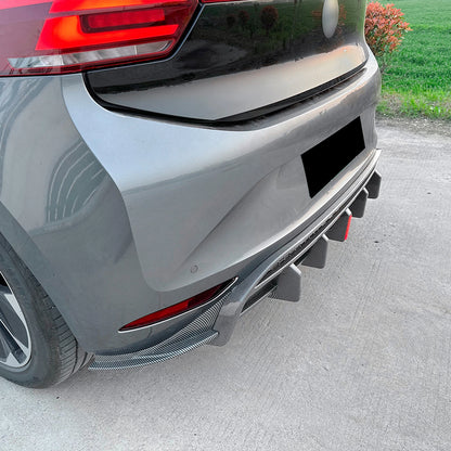 Rear Bumper Diffuser Lip with LED Light for VW ID.3 (2019-2022)