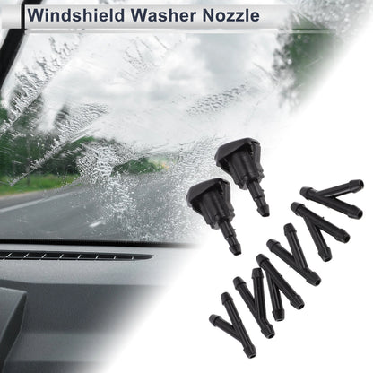 6 Pcs Washer Nozzle & Hose Connector for Toyota